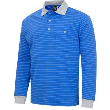 ESD CONDUCTEX ® Cotton Knit férfi hosszú ujjú galléros póló